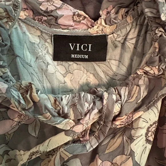 Vici Pastel Floral Dress - Picture 6 of 6